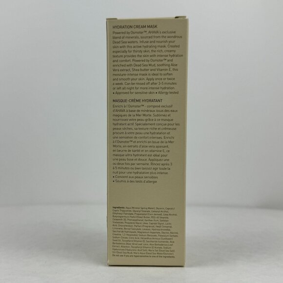 AHAVA Time To Hydrate Hydration Cream Mask 3.4 fl oz Dead Sea Minerals Sealed - Picture 5 of 9